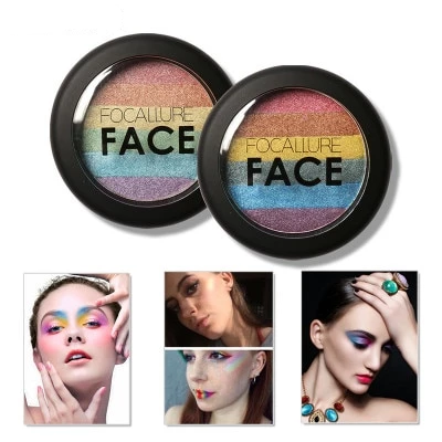 Rainbow Highlighter Face Brightener Bronzer