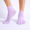 Purple Five Toes Rainbow Color