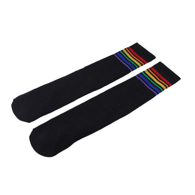 High Rainbow Socks