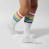 White Over Knee Rainbow