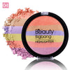 Beauty Rainbow Highlighter Cosmetic Powder Palette