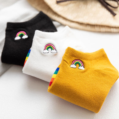 Bright Sunny Cotton Rainbow Bridge