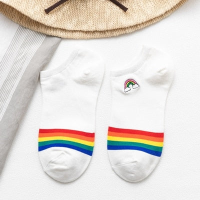 Bright Sunny Cotton Rainbow Bridge