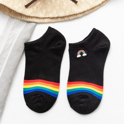 Bright Sunny Cotton Rainbow Bridge