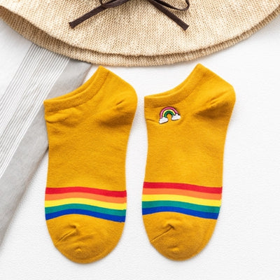 Bright Sunny Cotton Rainbow Bridge