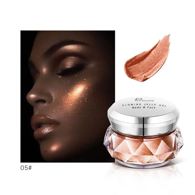Glowing 3D Contour Face Body Highlighter