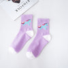 Rainbow Stripe Fruit socks