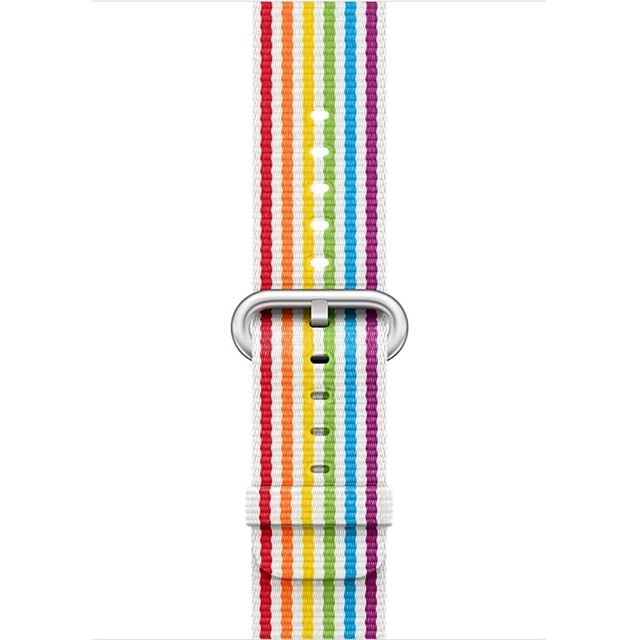 Woven Nylon Strap For Apple Watch Pride