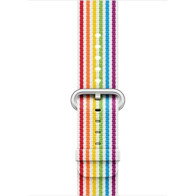 Woven Nylon Strap For Apple Watch Pride